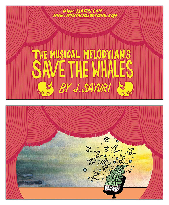 Musical Melodyians, Save the Whales, comic, sci-fi, love, story, J Sayuri, aliens, music, space, far, away, galaxy,