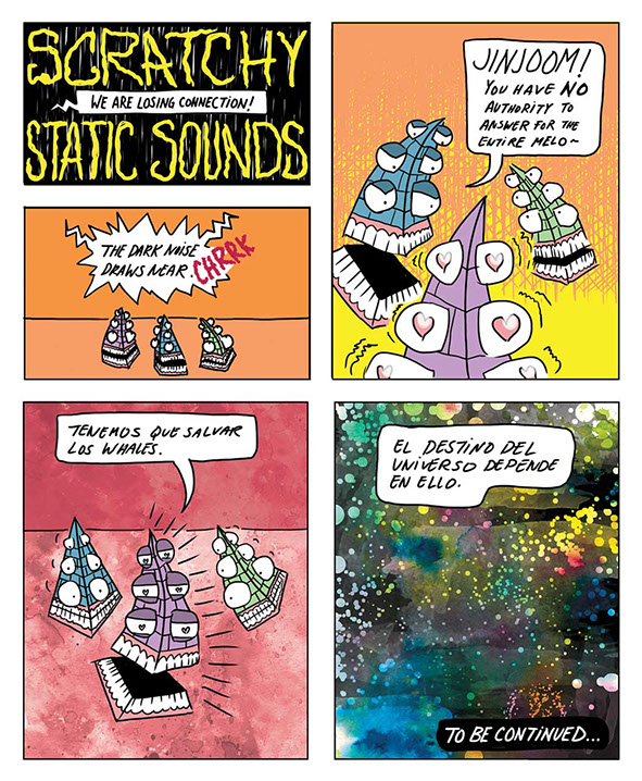 Musical Melodyians, save, whales, comic, sci-fi, love, story, J Sayuri, aliens, music, space, far, away, galaxy,