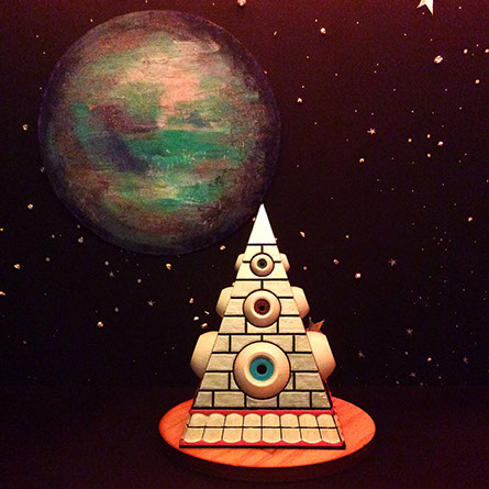 Primid, musical, Melodyian, alien, eyeballs, space, sci-fi, extraterrestrial, music, 3D printed, robot,