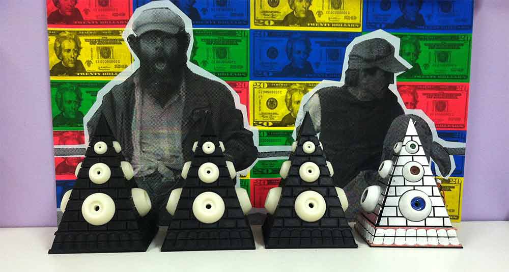 Melodyian photo, Primid, musical, robots, prototype, 3D printed, plastic, models, aliens, sci-fi, Scott Tooby